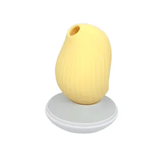 【大人糖】逗豆鳥PRO 2代｜吸吮震動 情趣按摩器+小夜燈 檸檬黃(情趣職人 情趣用品.跳蛋 按摩棒 吸吮器)