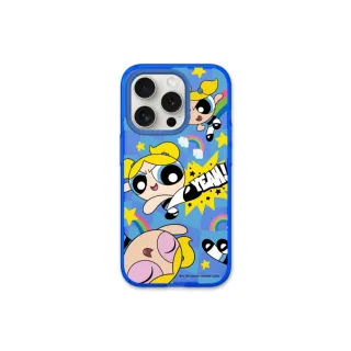 【RHINOSHIELD 犀牛盾】iPhone 14系列 JellyTint 透明防摔手機殼/泡泡-可愛格紋款(飛天小女警)