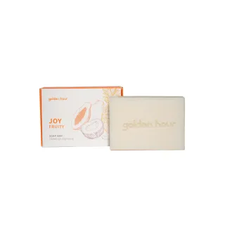 【golden hour】泰國冷壓椰子手工皂-熱帶果香100gx1入(天然椰油/豐富月桂酸/滋潤保濕)
