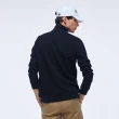 【NAUTICA】官方旗艦 男裝 保暖時尚高領拉鍊長袖上衣(黑色)