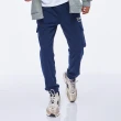 【NAUTICA】官方旗艦 男裝 棉質鬆緊腰頭舒適運動長褲(深藍色)