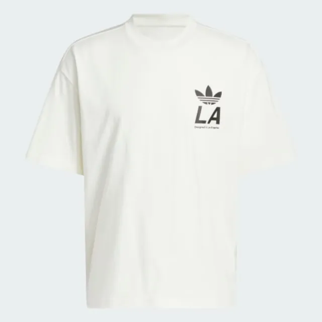 【adidas 愛迪達】短袖上衣 男 女 ADI SD BALL NET OR 米白 JP2135