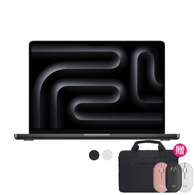 【Apple】無線滑鼠+電腦包★2024 MacBook Pro 16吋 M4 Max晶片 16核心CPU與40核心GPU 48G/1TB SSD