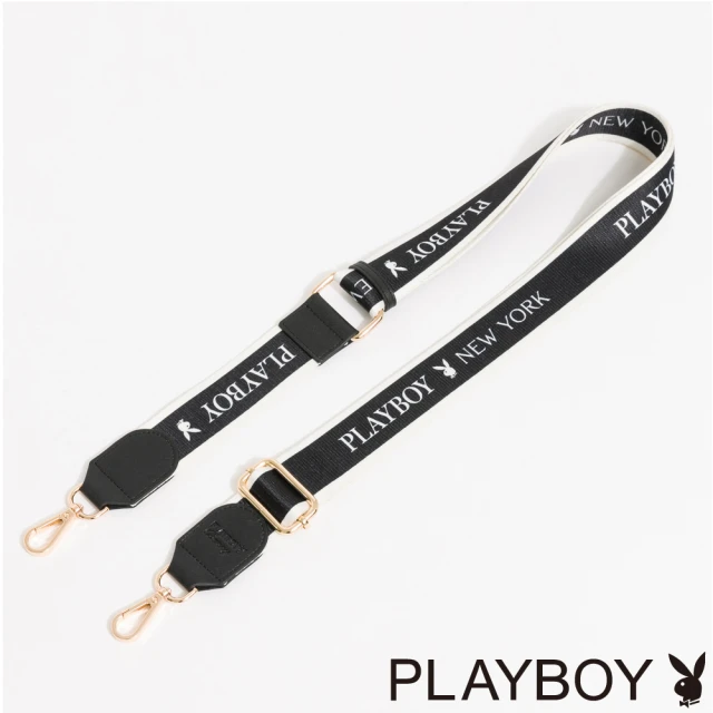 PLAYBOY PLAYBOY織帶背帶 背帶系列(黑色)