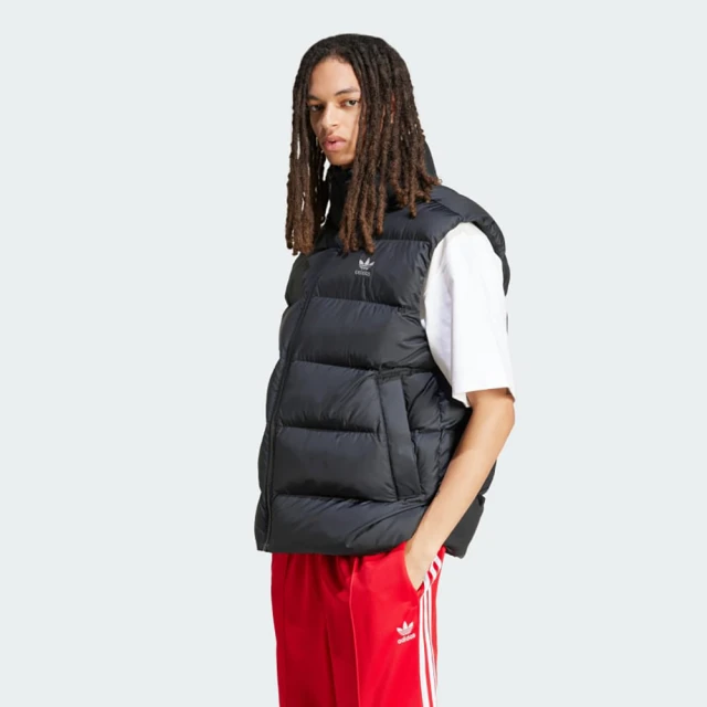 adidas 愛迪達 保暖背心 男款 運動 三葉草 COMMERCIAL VEST 黑 IY3399