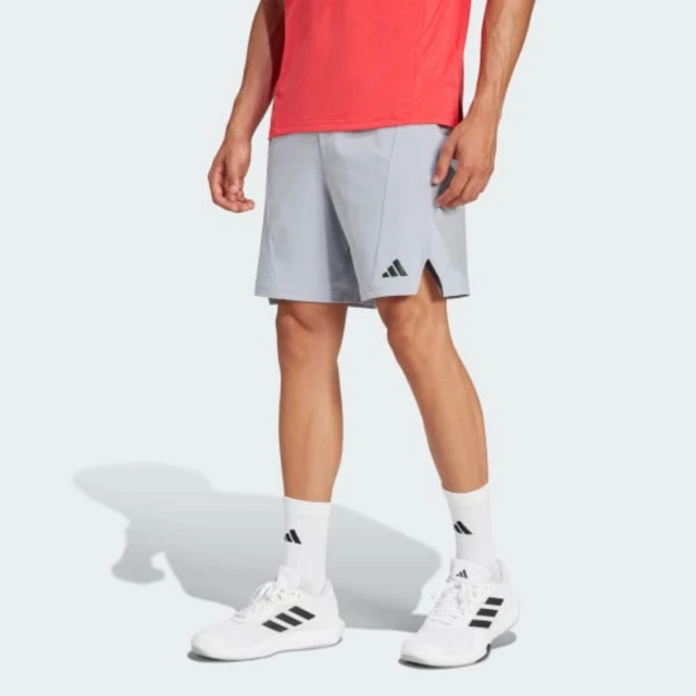 adidas 愛迪達 短褲 男 運動褲 亞規 D4T SHORT 灰 JP0924