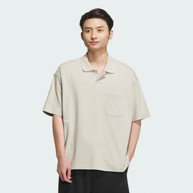 adidas 愛迪達 短袖上衣 男 運動 POLO衫 ST FL LOOS POLO 卡其 IT3933