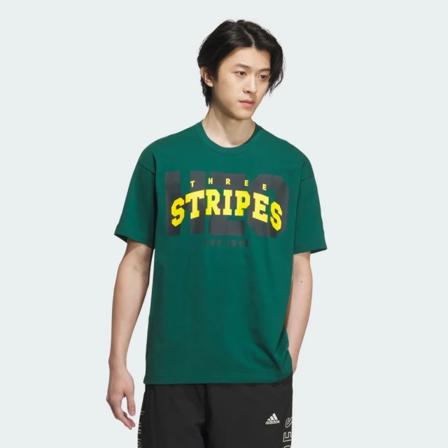 adidas 愛迪達 短袖上衣 男 運動 CLG SS TEE 綠 JG8543