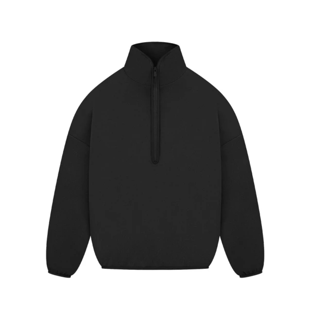 adidas 愛迪達 Adidas x Fear of God Athletics Half Zip Black 半拉鍊衛衣 黑聯名款 長袖 上衣IS5318