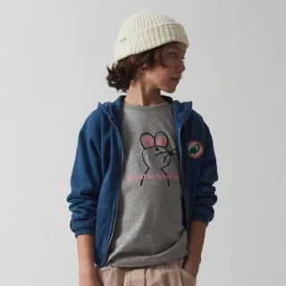 【weekend house kids】Mouse有機棉長袖上衣(灰色)