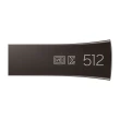 【SAMSUNG 三星】BAR Plus USB 3.2 512GB隨身碟 深空灰(MUF-512BE4)