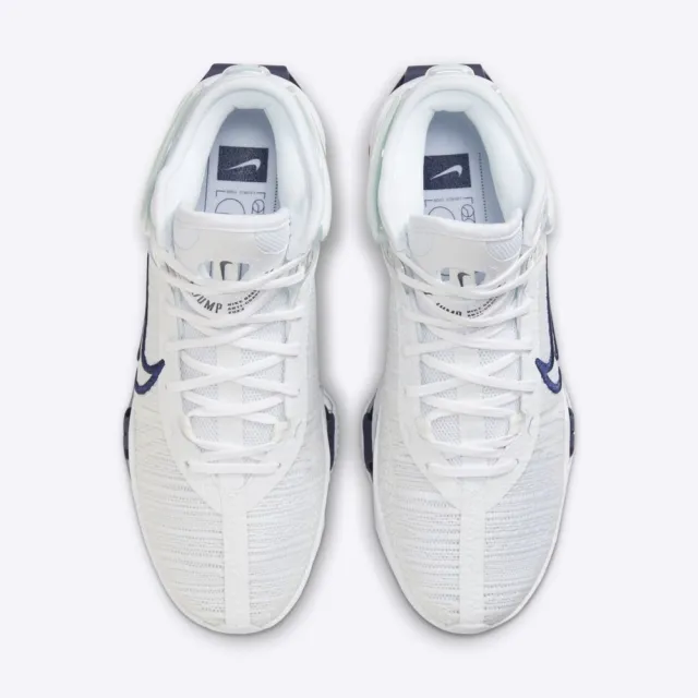 【NIKE 耐吉】Air Zoom G.T. Jump 2 EP 男 籃球鞋 實戰 氣墊 白 深藍(DJ9432-100)