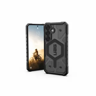 【UAG】Galaxy S25 磁吸耐衝擊經典保護殼-透黑（黑圈）(支援MagSafe及無線充電)