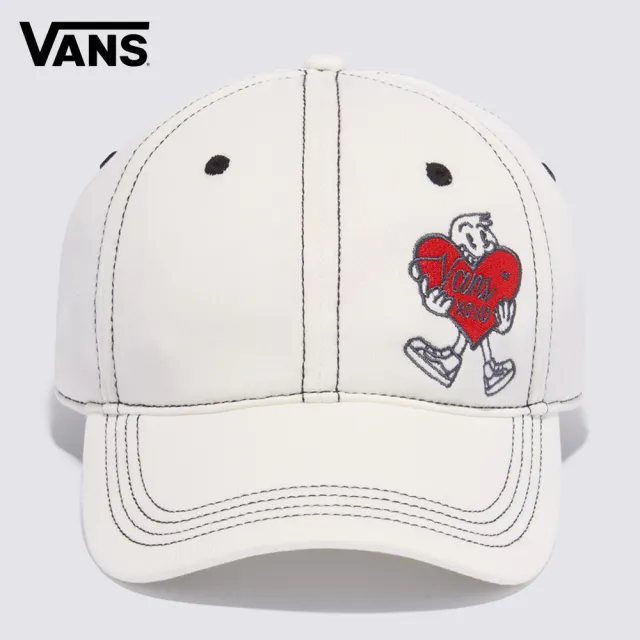 【VANS】官方旗艦 XOXO GFX 米白色鴨舌帽