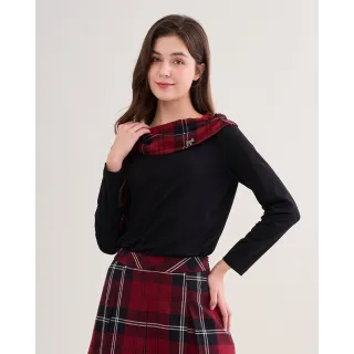 【SCOTTISH HOUSE】配格荷葉領長袖棉T CIVA1223