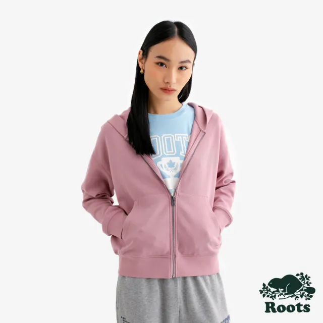【Roots】Roots女裝- LOST IN SPACE 連帽外套(粉紅色)