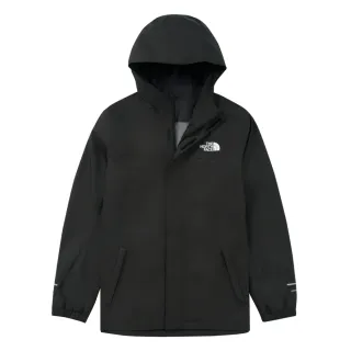 【The North Face】北面兒童黑色DryVent防水透氣衝鋒衣｜8A48KX7(外套)