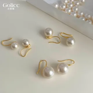 【Gulicc 古莉可】耳環 法式輕奢 珍珠復古氣質(7夕情人節 生日 飾品 耳釘 耳飾 耳墜 禮物)