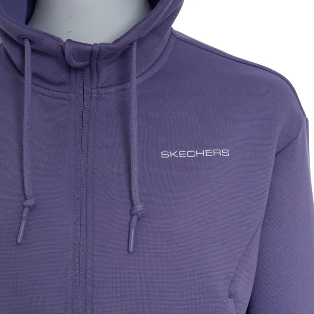 【SKECHERS】女拉鍊連帽外套(P125W022-0028)