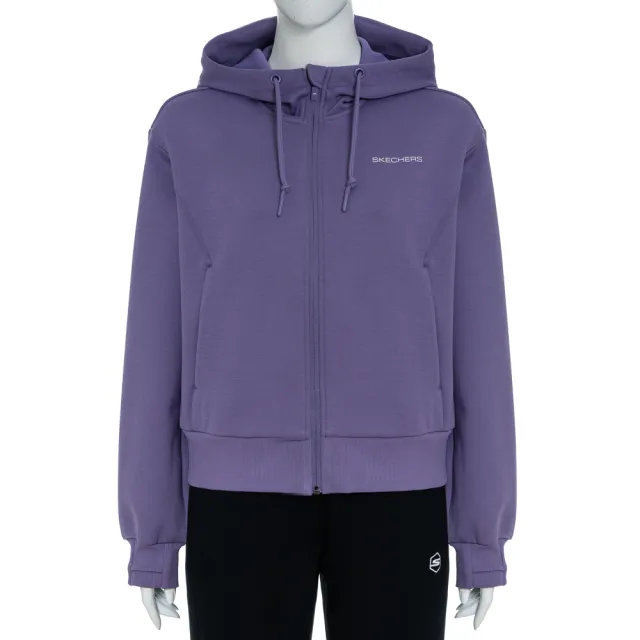 【SKECHERS】女拉鍊連帽外套(P125W022-0028)