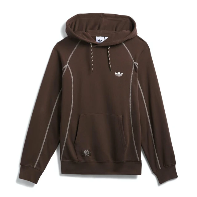 adidas 愛迪達 SHMOO FW Hoodie 男女 連帽上衣 帽t 連帽長袖 休閒穿搭 咖啡(JC7637)