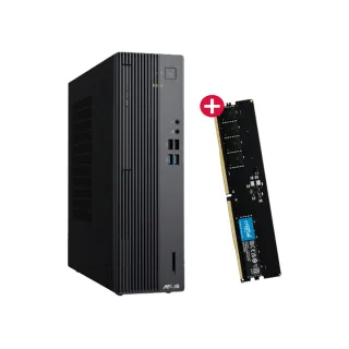 【ASUS 華碩】+8G美光記憶體組★i3四核電腦(i3-13100/8G/512G SSD/W11/H-S500SER-313100010W)