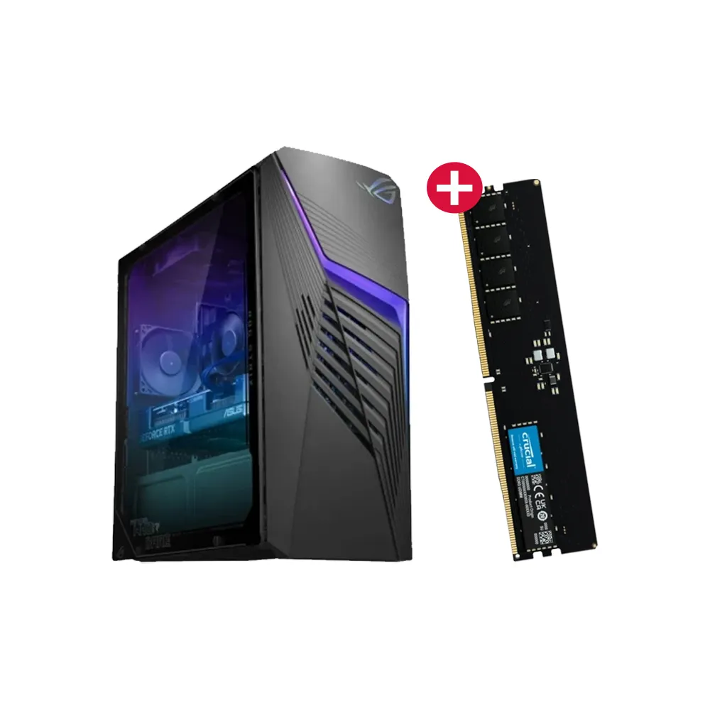 【ASUS 華碩】+16G美光記憶體組★i5 RTX3050電競電腦(i5-14400F/16G/1TB SSD/RTX3050/W11/G13CHR-51440F199