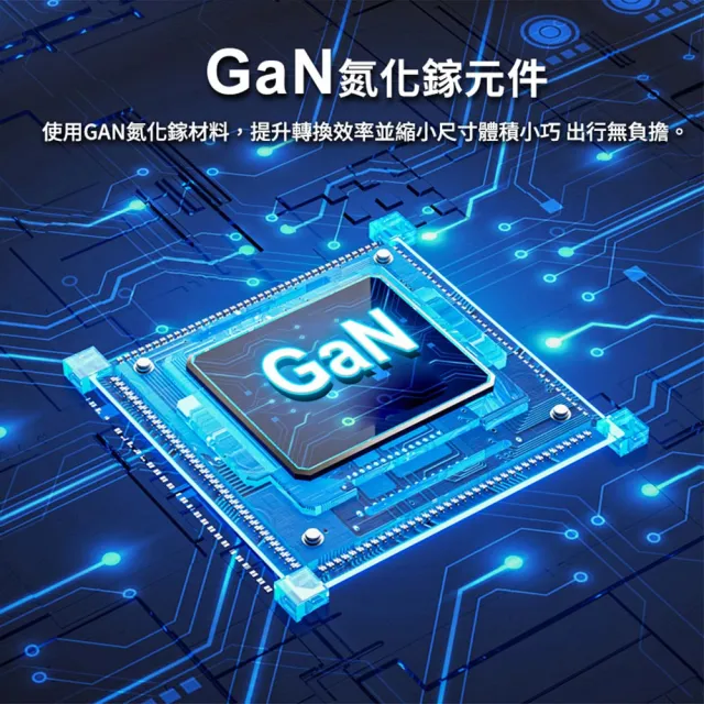【SEEK】100W GaN電源供應器/充電器CU-P1001(贈C-to-C充電線、3個Type-C及USB插孔)