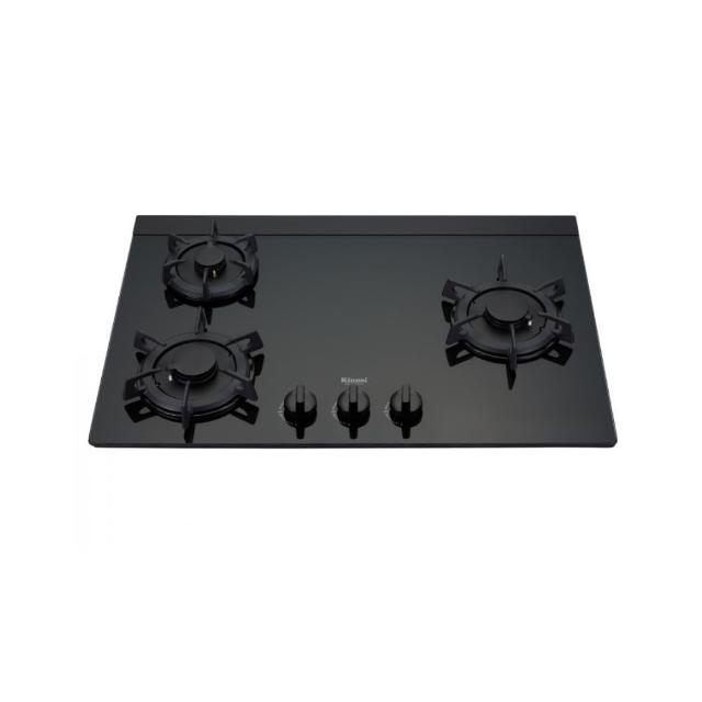 【林內】檯面式彩焱玻璃三口爐RB-L3710GBL(原廠安裝)