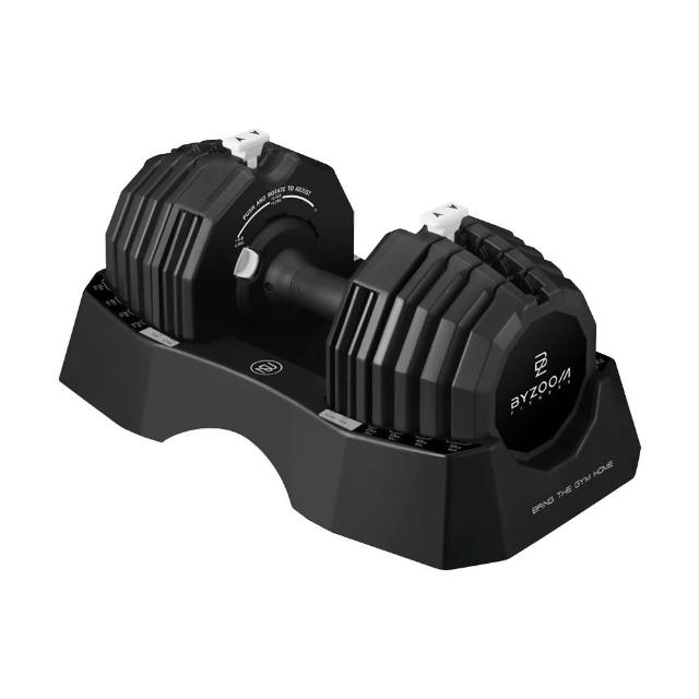 【BYZOOM FITNESS】Classic Series 55lb/約25kg 15段重量 可調式啞鈴 單入(BYZF-ADB-55)