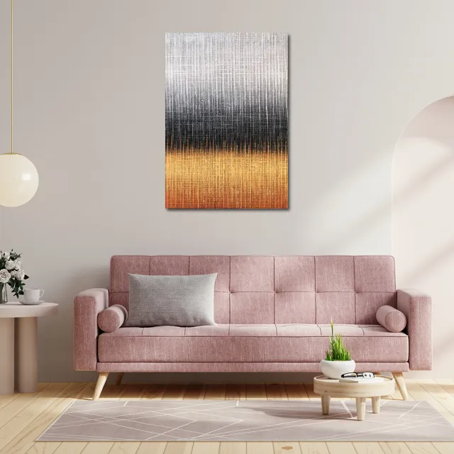【御畫房】當代國家級展覽畫家 抽象系列手繪油畫70×100cm(DB-027)