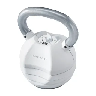 【BYZOOM FITNESS】Pure Series 30lb/約13.6kg 5段重量可調式壺鈴 白/黑二色(BZ-AKB-30LB)
