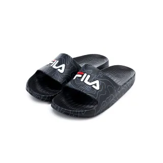 【FILA官方直營】SLEEK SLIDE Contour 中性拖鞋 運動拖鞋-黑(4-S355Z-001_251)