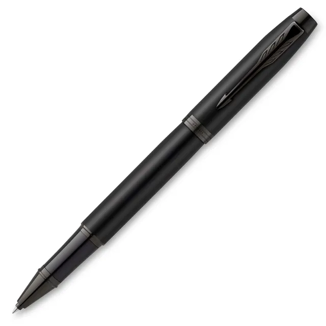 【PARKER】派克 新IM系列 理性黑鋼珠筆卡夾禮盒(IM)