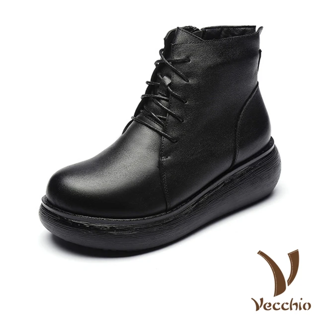 WYPEX 現貨 圓頭真皮粗跟短靴女鞋女靴 厚底切爾西靴評價