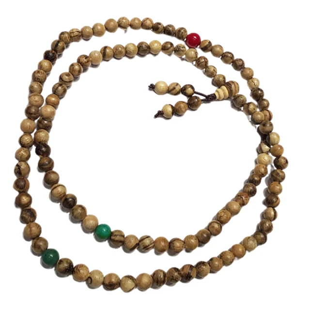 十方佛教文物 綠松石+白沙沉108念珠6mm(平安吉祥)