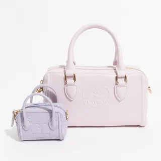 【PLAYBOY】手提包  Aimer系列(粉紫色)