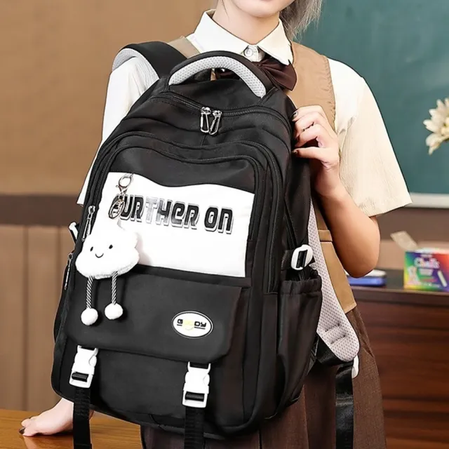 【KT DADA】雙11 學生背包 雙肩包 後背包 大容量 防水包 背包 日系包包 可愛百搭 奶茶色包包 行