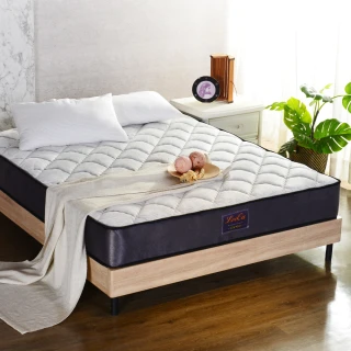 【LooCa】軟硬適中-防蹣抗菌+乳膠+雲端層獨立筒床墊(雙人5尺★雙11限定)