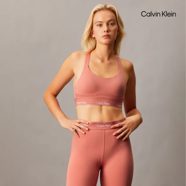 【CALVIN KLEIN】官方旗艦館 CK Essentials Modern Sport 高度承托胸圍_紅色