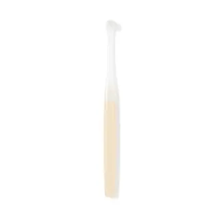 【MUJI 無印良品】可替換刷頭的牙刷.局部清潔/黃.柔軟刷毛 全長約184mm/數量：1入