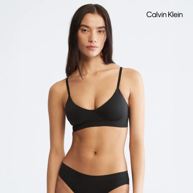 【CALVIN KLEIN】官方旗艦館 CK BONDED FLEX 薄墊無鋼圈胸罩_黑色