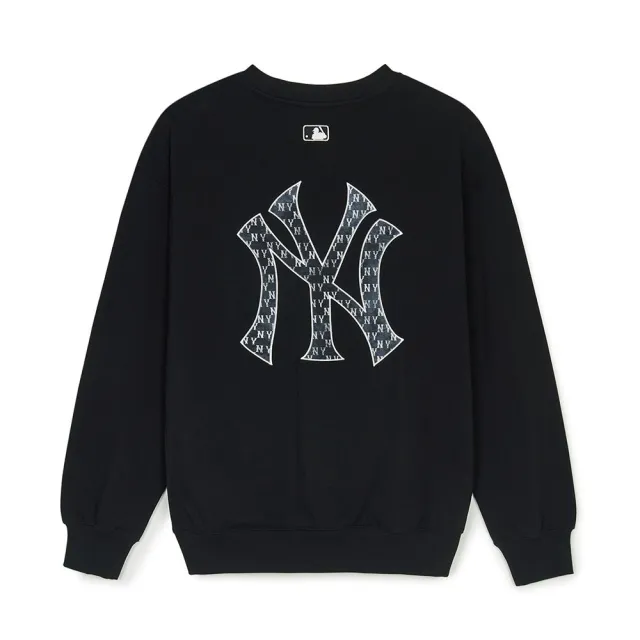 【MLB】長袖大學T Monogram系列 紐約洋基隊(3AMTM0451-50BKS)