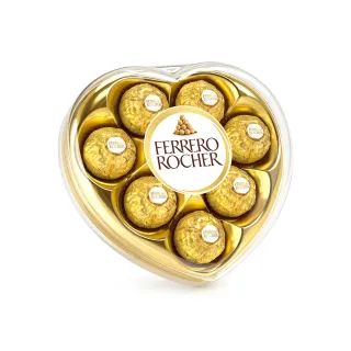 【金莎】經典巧克力8粒心型禮盒2入組(送禮首選)