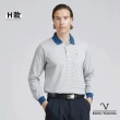 【Emilio Valentino 范倫鐵諾】男 長袖POLO衫 棉質舒適透氣 男上衣 polo 薄款 台灣製(多款選)