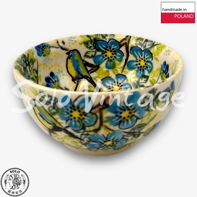 波蘭陶 Vena 波蘭陶 400ML 手把碗 花冠俏貓系列優