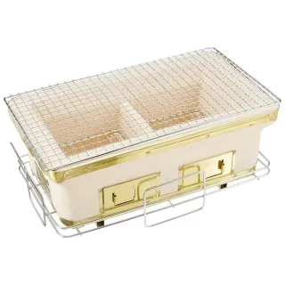 【BUNDOK】長方形硅藻土烤爐(烤肉爐  BD-383)