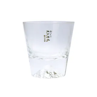 【田島硝子】日本製富士山雕花威士忌杯-貓與蝶(原廠正品/江戶硝子/富士山杯/玻璃杯/酒杯)