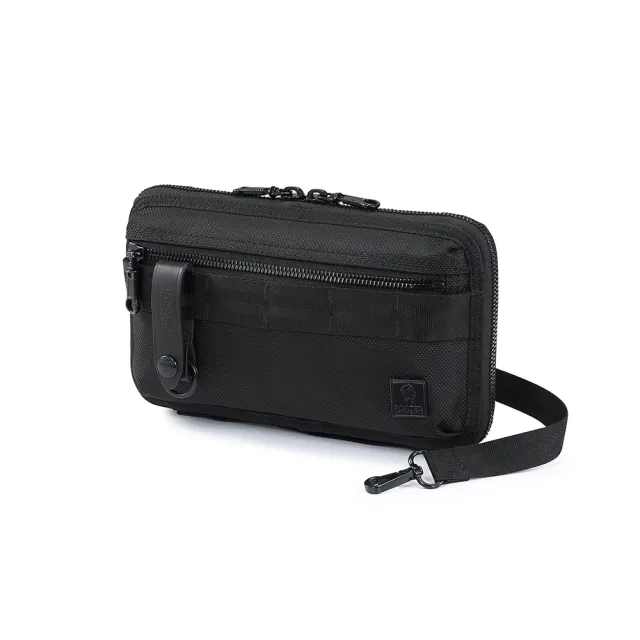 【PORTER INTERNATIONAL】自信經典NEW HEAT斜背包(黑)