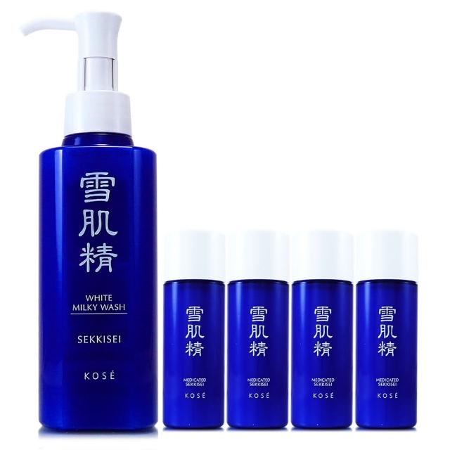 【KOSE 高絲】雪肌精靚白洗顏乳140ml - 超值自選特惠組(專櫃公司貨)